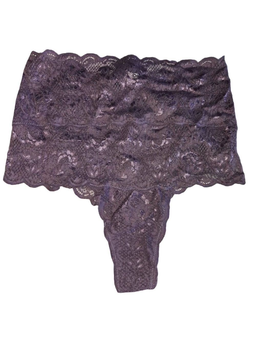 Cosabella Never Say Never High Rise Thong in Himalayan Sky Size L/XL NWT